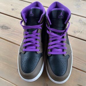 Nike Jordan 1 Mid Purple Mocha